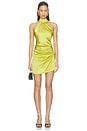 view 2 of 4 x REVOLVE Ellie Halter Mini Dress in Chartreuse
