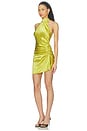 view 4 of 4 x REVOLVE Ellie Halter Mini Dress in Chartreuse
