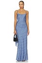 view 2 of 4 x REVOLVE Christy Gown in Blue Dot