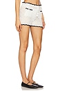 view 2 of 6 x REVOLVE Holly Hand Crochet Short in Ivory & Black
