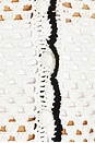 view 5 of 5 x REVOLVE Holly Hand Crochet Collared Shirt in Ivory & Black