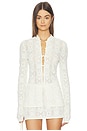 view 1 of 6 x REVOLVE Adari Pointelle Cardigan in Antique Ivory
