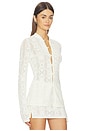 view 2 of 6 x REVOLVE Adari Pointelle Cardigan in Antique Ivory