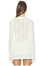 view 3 of 6 x REVOLVE Adari Pointelle Cardigan in Antique Ivory