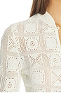 view 6 of 6 x REVOLVE Adari Pointelle Cardigan in Antique Ivory