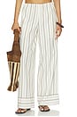 view 1 of 6 x REVOLVE Amelia Pant in Brown Stripe