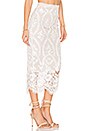view 2 of 5 FALDA MIDI BRINKLEY in White