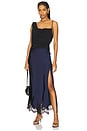 view 6 of 7 x REVOLVE Camila Midi Skirt in Navy & Black