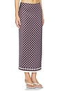 view 2 of 6 x REVOLVE Porsha Midi Skirt in Brown & Ivory Dot