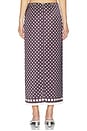 view 4 of 6 x REVOLVE Porsha Midi Skirt in Brown & Ivory Dot