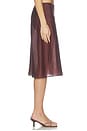 view 2 of 6 x REVOLVE Avalon Skirt in Chocolate Brown