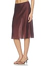 view 4 of 6 x REVOLVE Avalon Skirt in Chocolate Brown