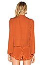 view 3 of 4 BLUSA MEDICI in Burnt Orange