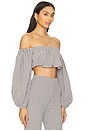 view 2 of 5 x REVOLVE Liz Top in Black & White Gingham