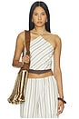 view 1 of 5 x REVOLVE Amelia Top in Brown Stripe