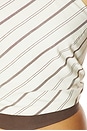 view 5 of 5 x REVOLVE Amelia Top in Brown Stripe