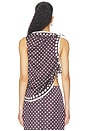 view 4 of 6 x REVOLVE Porsha Top in Brown & Ivory Dot