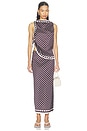 view 5 of 6 x REVOLVE Porsha Top in Brown & Ivory Dot