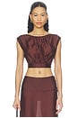 view 1 of 4 x REVOLVE Avalon Top in Chocolate Brown