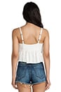 view 3 of 4 Quixote Crop Top in White