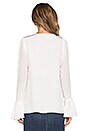 view 3 of 3 Powell Blouse in White Silk