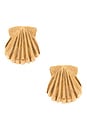 view 1 of 2 PENDIENTES DE TACHUELA CONCHITA in Gold
