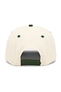 view 2 of 3 CASQUETTE ART in Forest Green & Cream