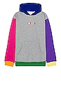 view 1 of 5 Colorblock Hoodie in Heather Gray