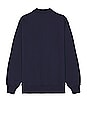 view 2 of 4 Script Sweater Polo in Navy