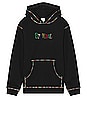 view 1 of 4 Tribal Chainstitch Hoodie in Black