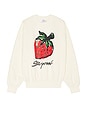 view 1 of 4 Scratch N Sniff Strawberry Sweatshirt in Cream