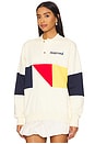 view 2 of 4 Yacht Club 3 Button Sweatshirt in Bone