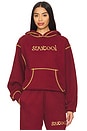 view 1 of 4 Star Hoodie in Maroon