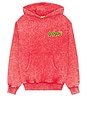 view 1 of 5 Staycool X Gushers Acid Wash Hoodie in Strawberry