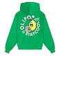 view 3 of 5 x OLIPOP Lemon Lime Hoodie in Green