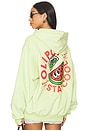 view 1 of 5 x OLIPOP Watermelon Lime Hoodie in Light Green