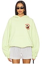view 2 of 5 x OLIPOP Watermelon Lime Hoodie in Light Green