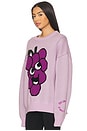 view 2 of 5 x OLIPOP Grape Sweater in Purple