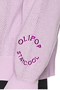 view 4 of 5 x OLIPOP Grape Sweater in Purple
