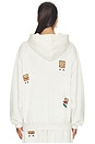 view 4 of 6 x Cinnamon Toast Crunch All Over Character Hoodie in Heather Grey
