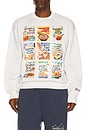 view 1 of 5 x Cinnamon Toast Crunch Nostalgia Box Grid Crewneck in Heather Grey
