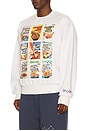 view 2 of 5 x Cinnamon Toast Crunch Nostalgia Box Grid Crewneck in Heather Grey