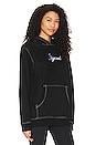 view 2 of 4 Script Hoodie in Black