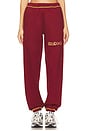 view 1 of 6 STAR スウェットパンツ in Maroon