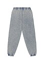 view 2 of 6 Tribal Acid Wash Sweatpant in Denim
