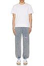 view 5 of 6 Tribal Acid Wash Sweatpant in Denim