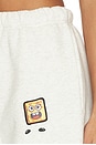 view 6 of 6 x Cinnamon Toast Crunch All Over Character Sweatpant in Heather Grey
