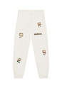view 5 of 6 x Cinnamon Toast Crunch All Over Character Sweatpant in Heather Grey
