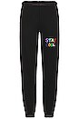 view 2 of 5 Puff Paint Sweatpants in Black