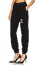 view 3 of 5 Puff Paint Sweatpants in Black